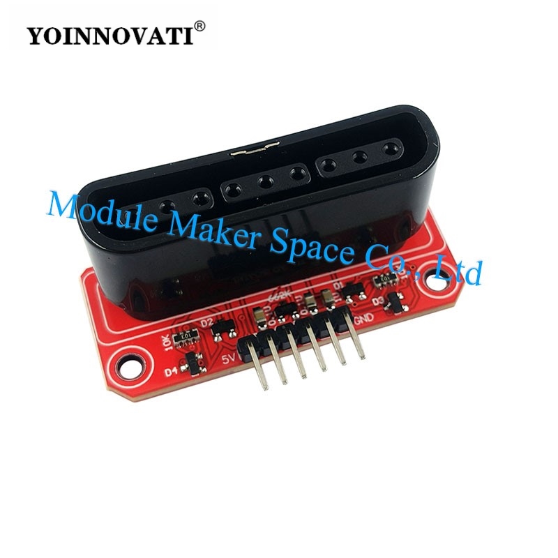 Level Shifter 3.3V - อะแดปเตอร์ PS2 สำหรับบอร์ดพัฒนา อะแดปเตอร์คอนโทรลเลอร์ไร้สายแบบเสียบใช้งานได้ทันที พร้อมตัวแปลงระดับสัญญาณ (5V/3.3V)