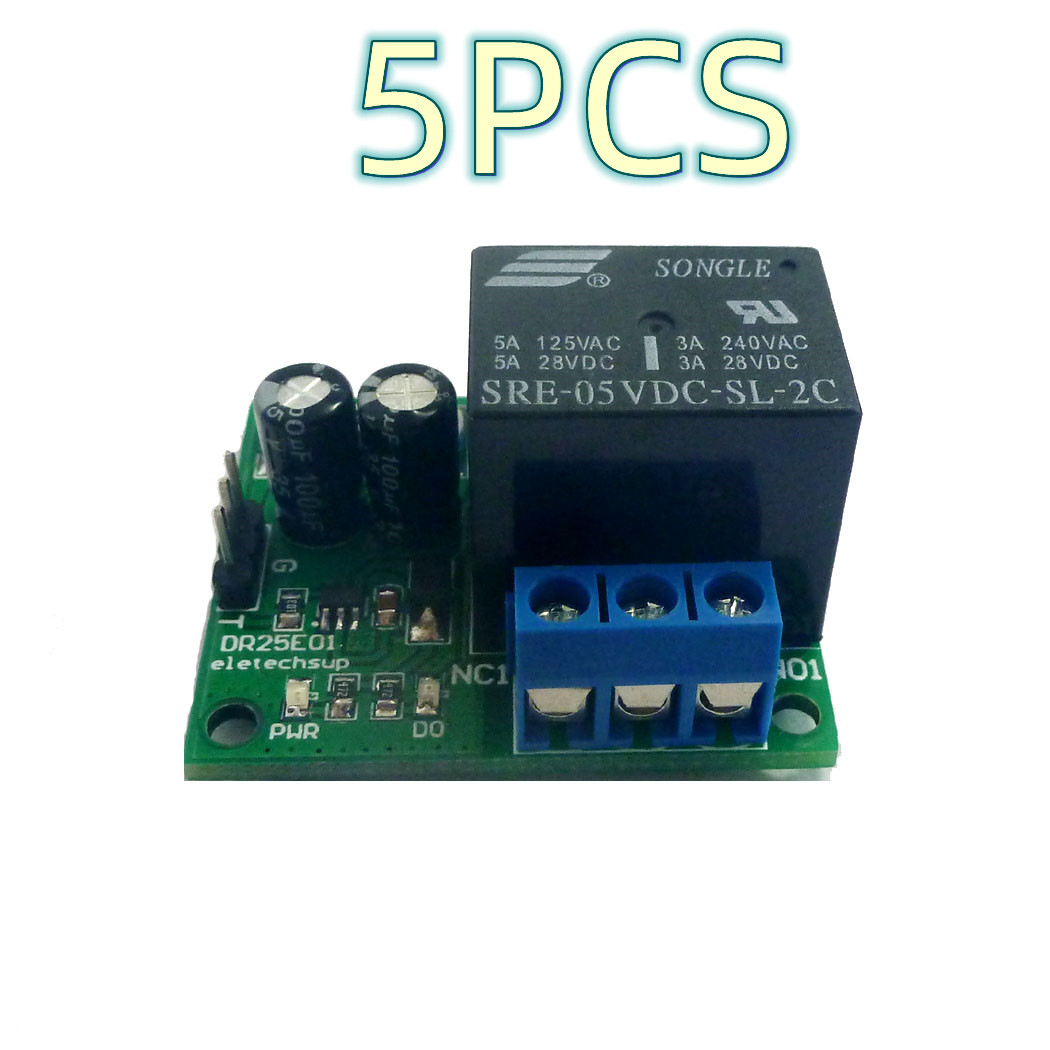 Shelly Relay Module - DR25E01ดีซี6V 9V 12V 24V 3-5A flip-flop