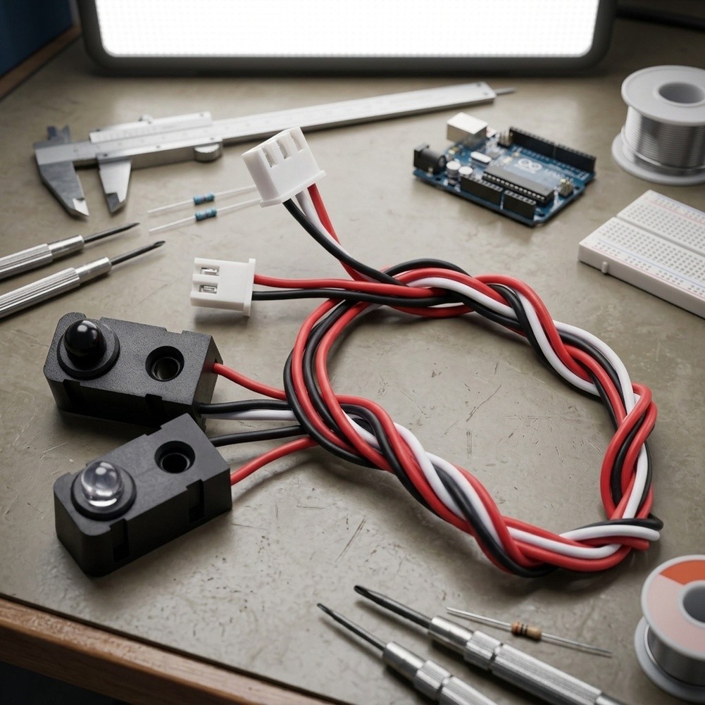 Home Automation Diy Kit - ชุดเซ็นเซอร์ลำแสงอินฟราเรด 4 คู่ สวิตช์ IR แบบลำแสงทะลุ