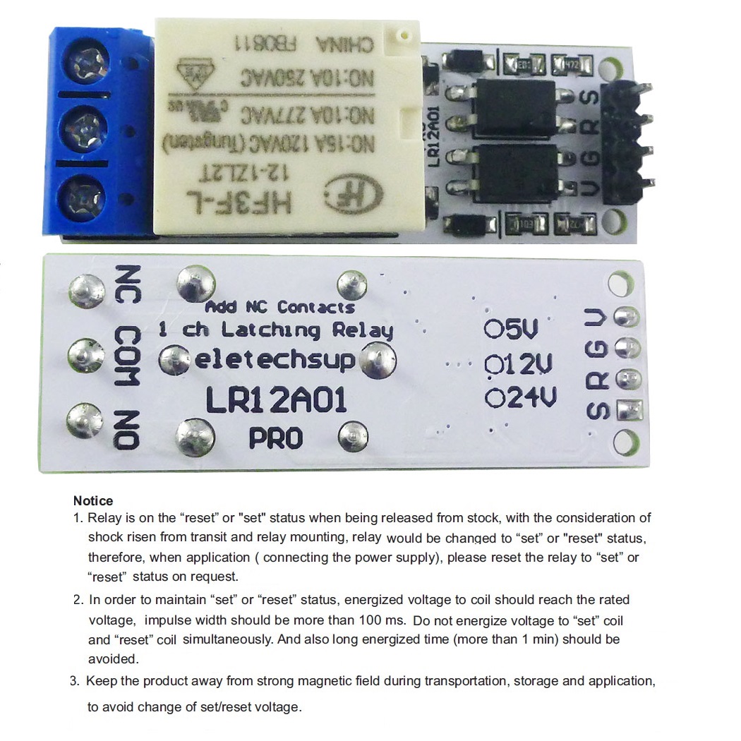 Shelly Relay Module - ESP32 ใช้งานร่วมกับ 5V 12V 24V Magnetic