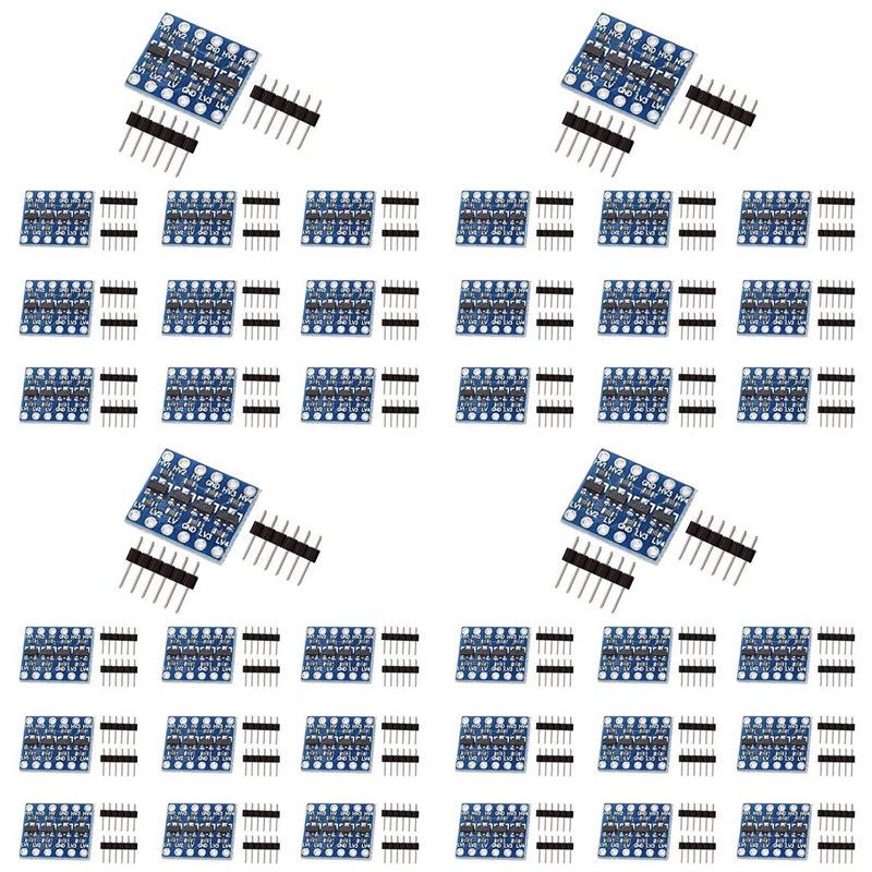 Level Shifter 3.3V - B03B-40Pcs 4 ช่อง IIC I2C ตัวแปลงระดับลอจิกแบบสองทิศทางโมดูล