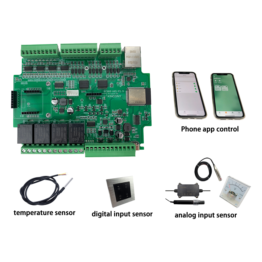 KC868-A4S ESP32 ESPhome Tasmot - Home Automation With Arduino บทวิจารณ์และราคา