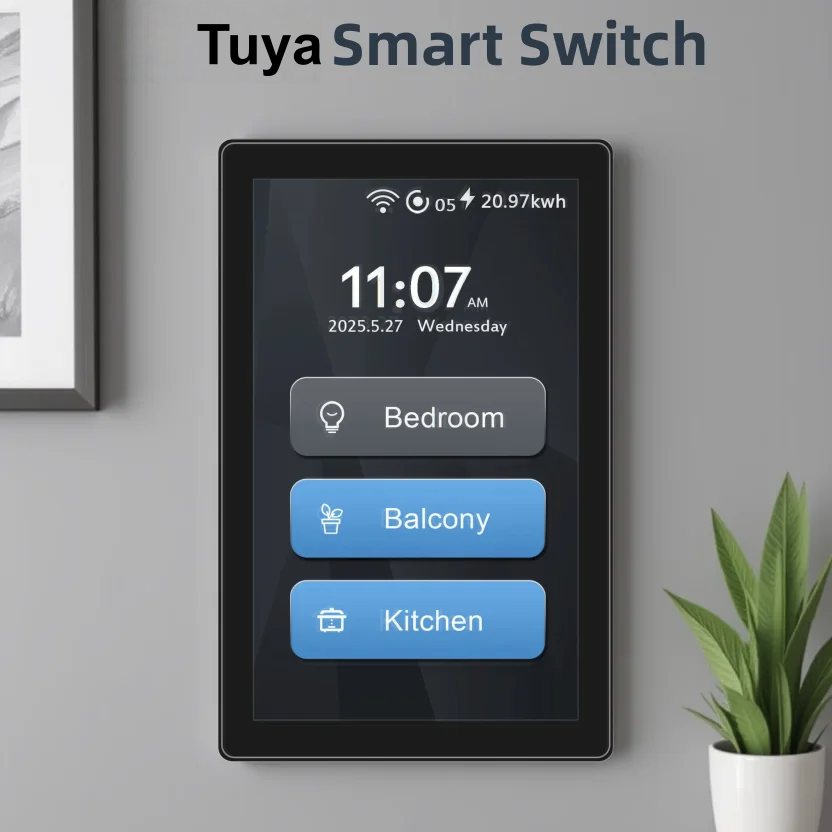 สวิตช์ไวไฟอัจฉริยะ Tuya Eu 4x4 - Home Automation Systems Diy บทวิจารณ์และราคา