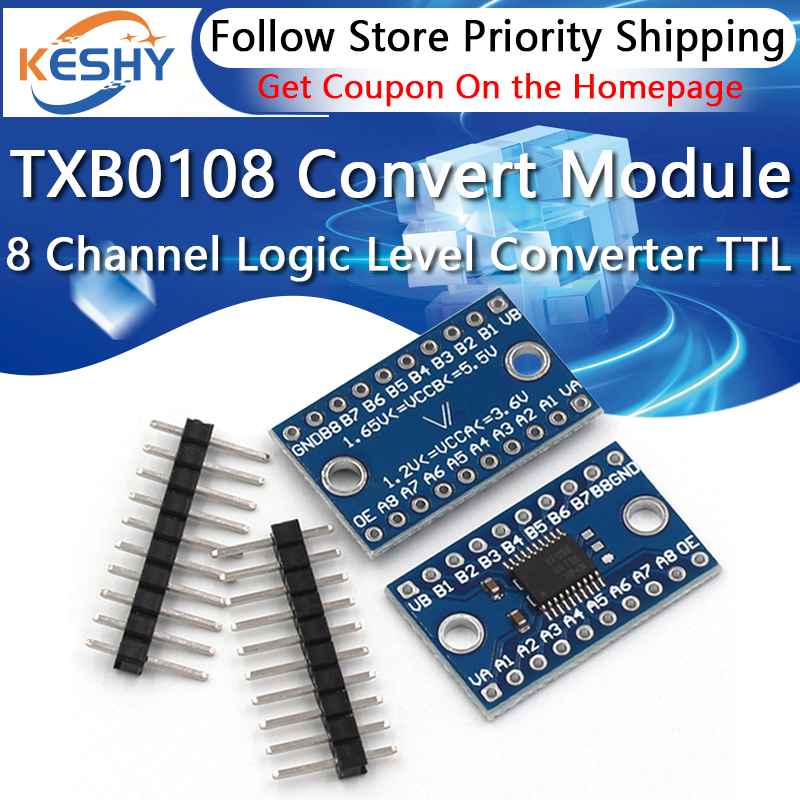 3.3V 5V TXS0108E 8 Channel Log - Level Shifter 3.3V บทวิจารณ์และราคา