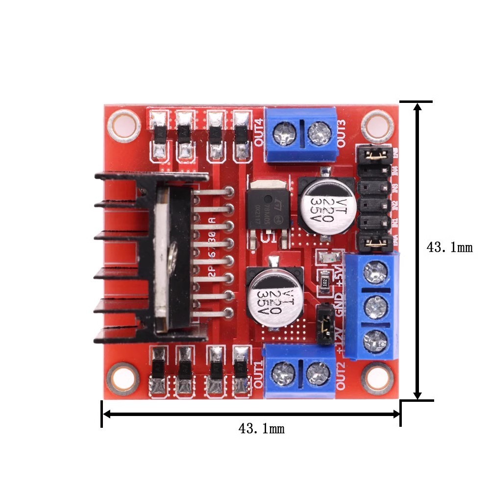 โมดูลควบคุมมอเตอร์ L298N แบบ D - Diy Automation Projects บทวิจารณ์และราคา