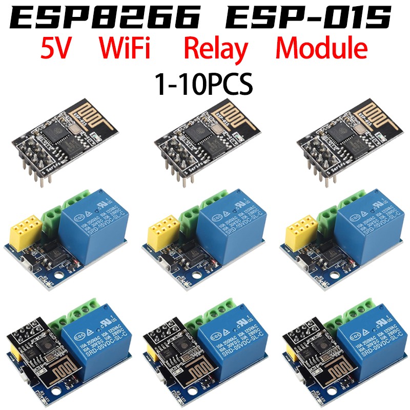 ESP8266 ESP-01 ESP-01S 5V ไวไฟ - Home Automation With Arduino บทวิจารณ์และราคา
